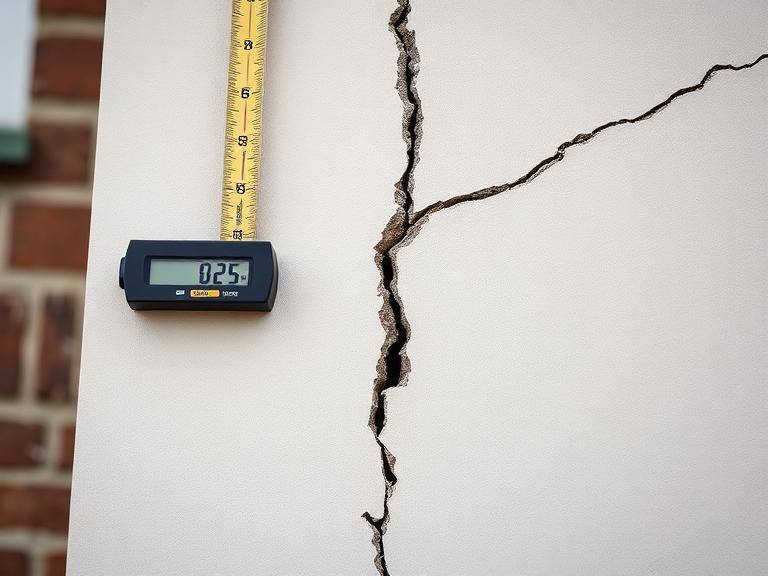 Fissures et dégradations — exemple réel de dégradation constatée