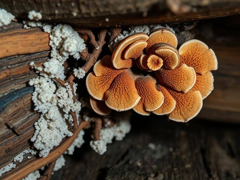 Champignons et moisissures — exemple réel de dégradation constatée